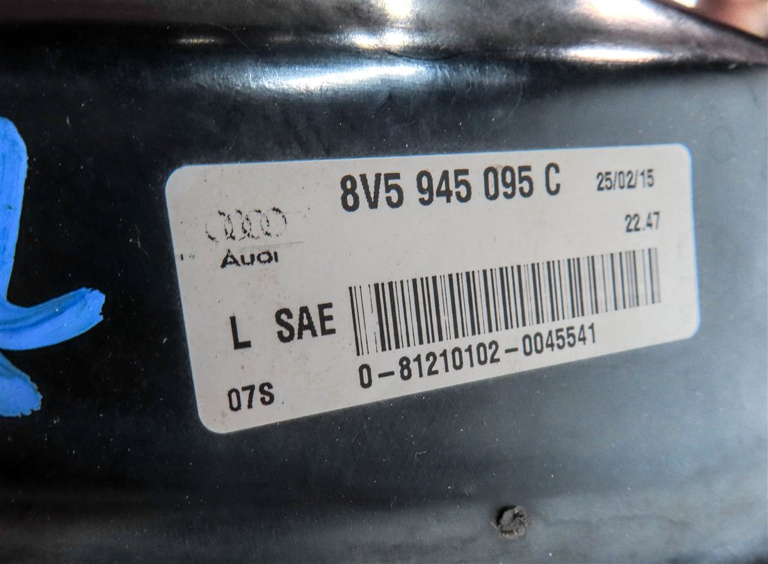 Thumbnail 6: 15-16 AUDI A3 S3 (8V) SEDAN CONVERTIBLE REAR LEFT LED TAILLIGHT BRAKE LIGHT LAMP