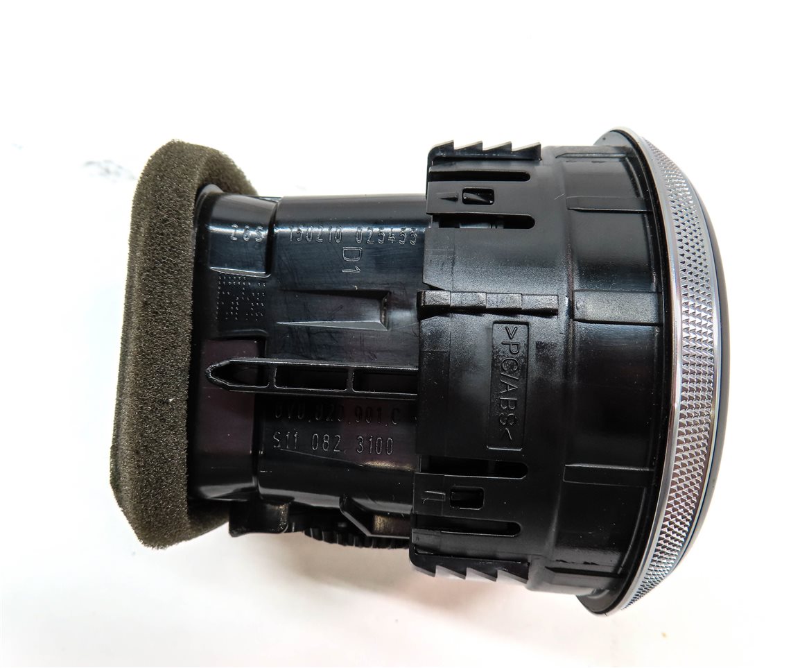 Thumbnail 11: 15 AUDI S3 (8V) FRONT LEFT CENTER RIGHT DASH HEAT AIR AC HVAC VENT SET/4 (Black)
