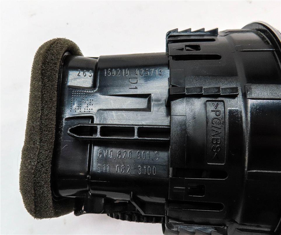 Thumbnail 9: 15 AUDI S3 (8V) FRONT LEFT CENTER RIGHT DASH HEAT AIR AC HVAC VENT SET/4 (Black)