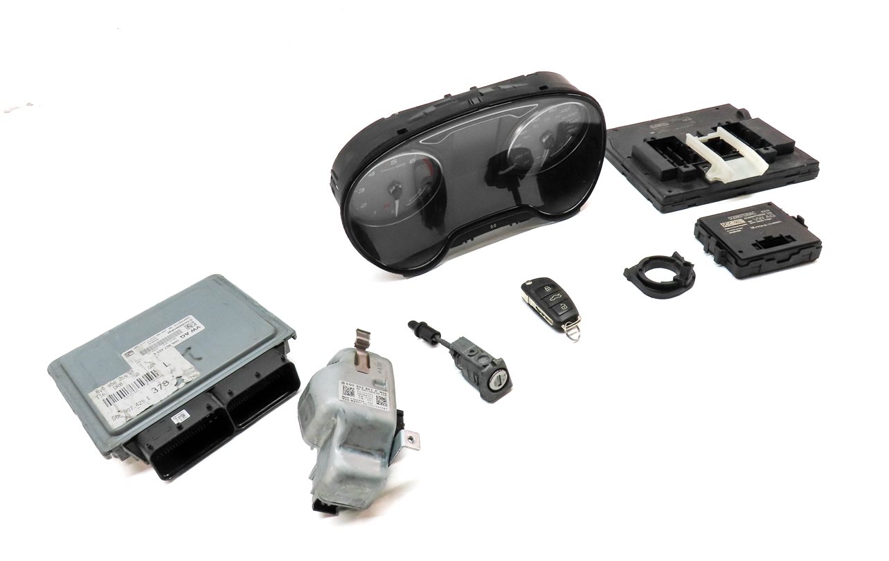 Thumbnail 20: 2015 AUDI S3 (8V) 2.0L (CYFB) SPEEDOMETER IGNITION IMMOBILIZER ECM MODULE SET/8