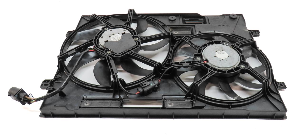 Thumbnail 5: 2015-2019 AUDI A3 S3 TT (8V MK3) 2.0L TURBO ENGINE RADIATOR COOLING FAN ASSEMBLY