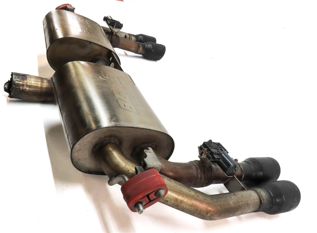 Thumbnail 10: 15-20 AUDI S3 8V AWD REAR BORLA PERFORMANCE DUAL EXHAUST MUFFLER w/SERVO FLAPS