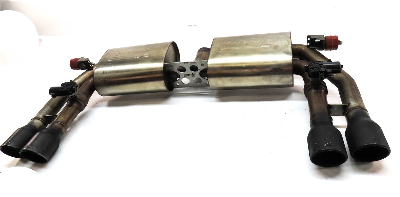 Thumbnail 11: 15-20 AUDI S3 8V AWD REAR BORLA PERFORMANCE DUAL EXHAUST MUFFLER w/SERVO FLAPS