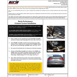 Thumbnail 5: 15-20 AUDI S3 8V AWD REAR BORLA PERFORMANCE DUAL EXHAUST MUFFLER w/SERVO FLAPS