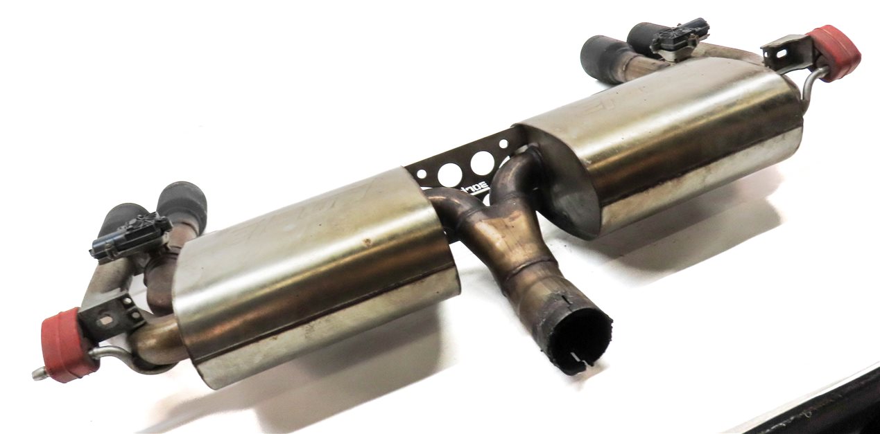 Thumbnail 8: 15-20 AUDI S3 8V AWD REAR BORLA PERFORMANCE DUAL EXHAUST MUFFLER w/SERVO FLAPS