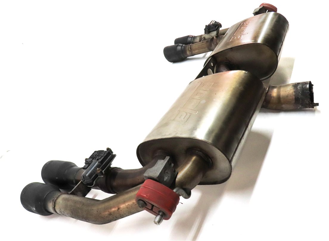 Thumbnail 9: 15-20 AUDI S3 8V AWD REAR BORLA PERFORMANCE DUAL EXHAUST MUFFLER w/SERVO FLAPS