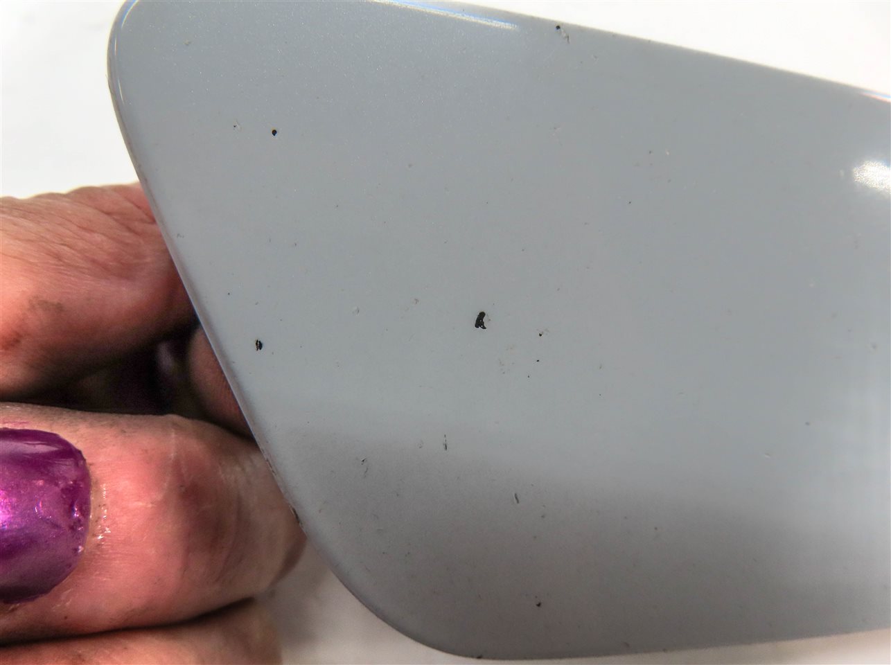 Thumbnail 6: 15 AUDI S3 (8V) FRONT RIGHT HEADLIGHT WASHER SQUIRTER NOZZLE TRIM COVER (White)