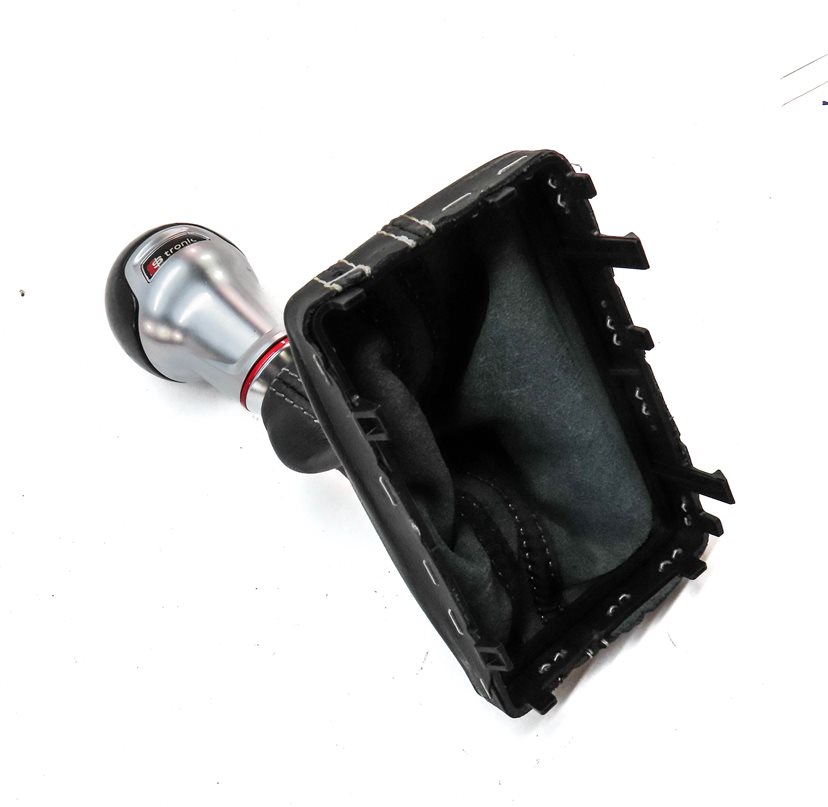 Thumbnail 3: 2015 AUDI S3 (8V) FRONT LEFT DRIVER FLOOR SHIFT SHIFTER HANDLE KNOB w/ BOOT