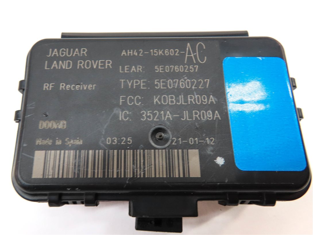 Thumbnail 18: 2010-2012 RANGE ROVER (L322) 5.0L SUPERCHARGED ENGINE IMMOBILIZER MODULE KEY SET