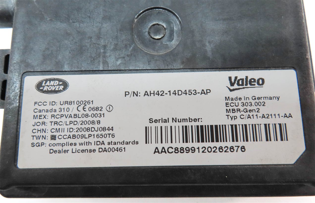Thumbnail 4: 2012 RANGE ROVER (L322) DRIVER ASSIST BLIND SPOT ALERT RADAR SENSOR MODULE