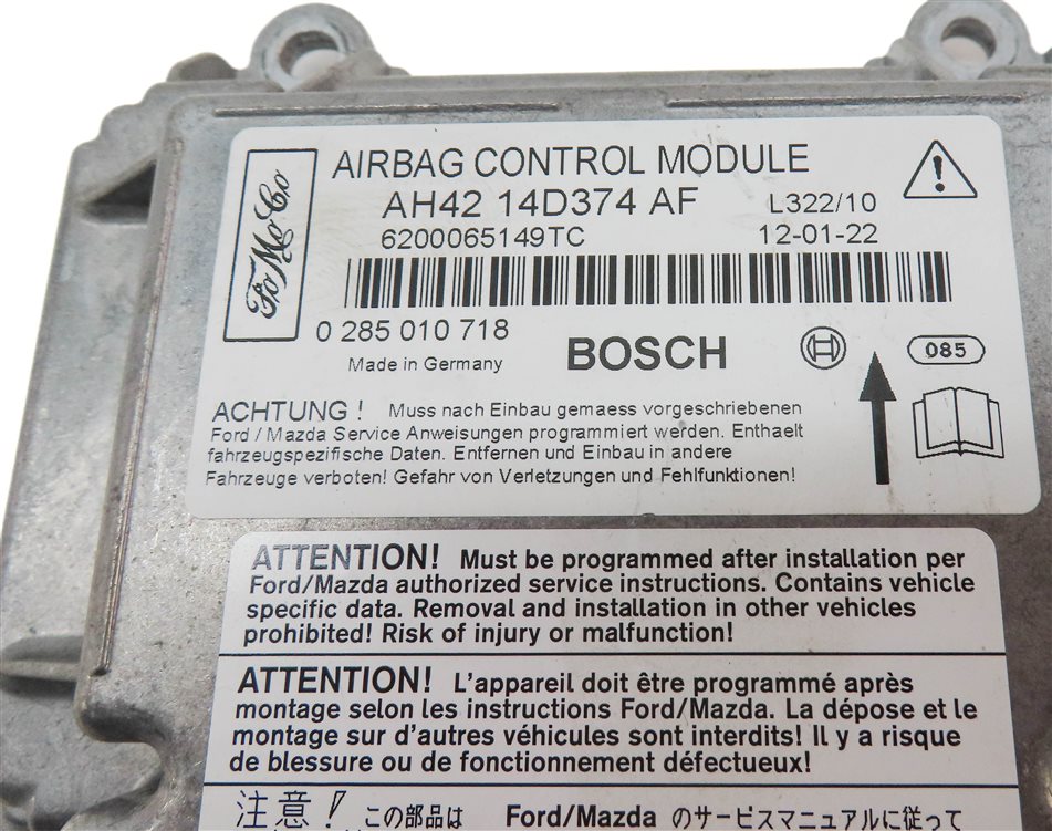 Thumbnail 4: 2010-2012 RANGE ROVER (L322) SRS BAG CONTROL MODULE