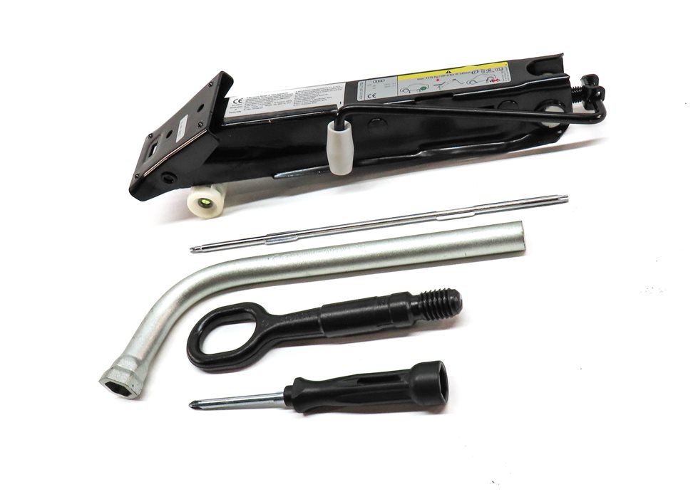 Thumbnail 2: 2012-2018 AUDI A6 S6 A7 S7 RS7 (C7) SPARE TIRE JACK w/ LUG WRENCH TOW HOOK TOOLS