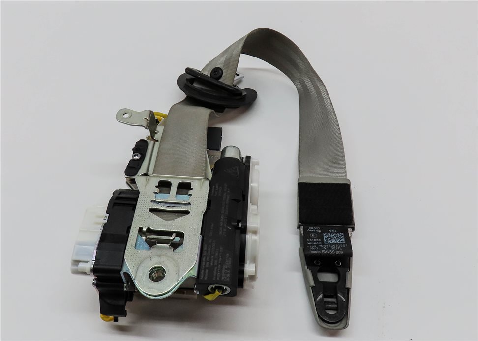 Thumbnail 4: 12-18 AUDI A7 S7 RS7 (C7) FRONT LEFT DRIVER SEATBELT SEAT BELT RETRACTOR (Gray)