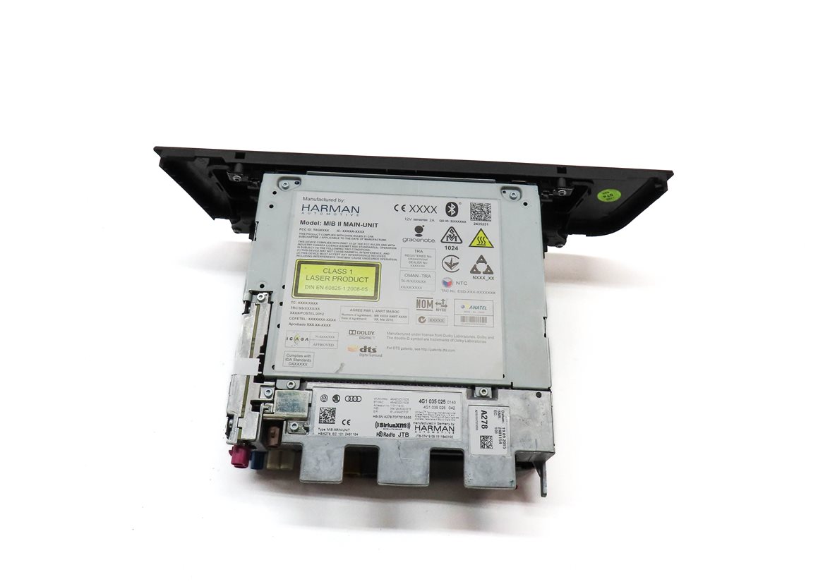Thumbnail 4: 2016 AUDI A7 (C7) RADIO STEREO AUDIO MULTIMEDIA MMI SD CD MEDIA PLAYER