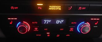 Thumbnail 2: 16-18 AUDI A6 A7 S6 S7 RS7 B8 C7 4G FRONT HEAT AIR AC SEAT CLIMATE CONTROL PANEL