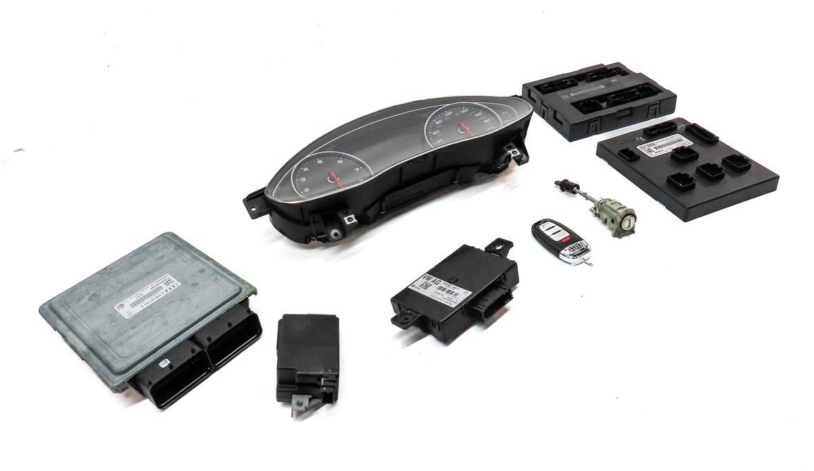Thumbnail 20: 2016 AUDI A6 A7 C7 4G8 3.0 SUPER ENGINE SPEEDO ECM BCM IMMOBILIZER MODULE SET/8