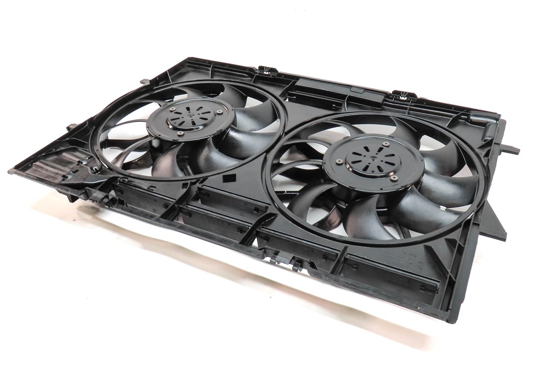 12-18 AUDI A6 A7 (C7) 3.0L SUPERCHARGED ENGINE RADIATOR COOLING FAN w/ SHROUD
