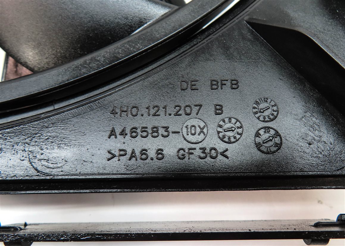 Thumbnail 10: 12-18 AUDI A6 A7 (C7) 3.0L SUPERCHARGED ENGINE RADIATOR COOLING FAN w/ SHROUD