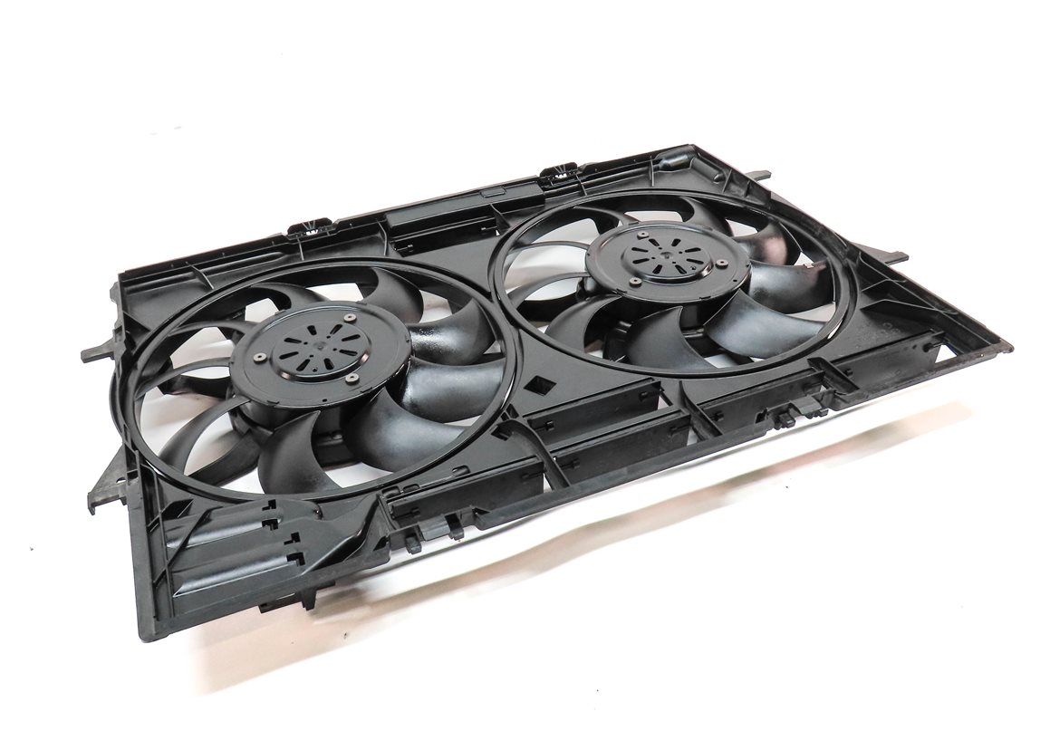 Thumbnail 3: 12-18 AUDI A6 A7 (C7) 3.0L SUPERCHARGED ENGINE RADIATOR COOLING FAN w/ SHROUD