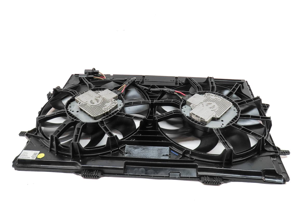Thumbnail 6: 12-18 AUDI A6 A7 (C7) 3.0L SUPERCHARGED ENGINE RADIATOR COOLING FAN w/ SHROUD