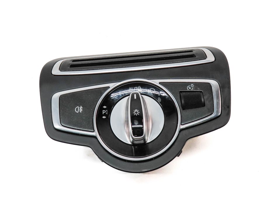 Thumbnail 2: 2015-2021 MERCEDES C300 C400 C43 (W205) HEADLIGHT FOGLIGHT SWITCH w/TRIM (BLACK)