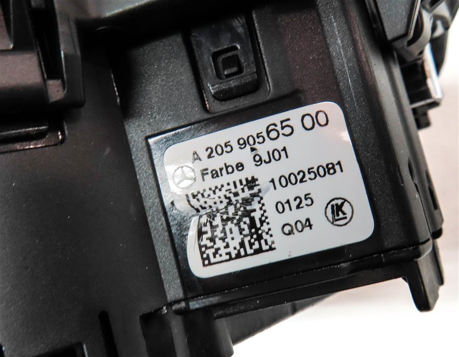 Thumbnail 8: 2015-2021 MERCEDES C300 C400 C43 (W205) HEADLIGHT FOGLIGHT SWITCH w/TRIM (BLACK)