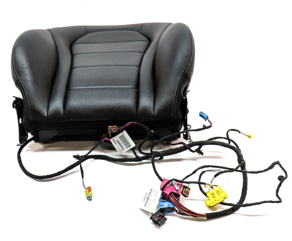 Thumbnail 2: 15 MERCEDES C300 W205 RIGHT PASSENGER UPPER MEMORY HEATED SEAT CUSHION (Black)