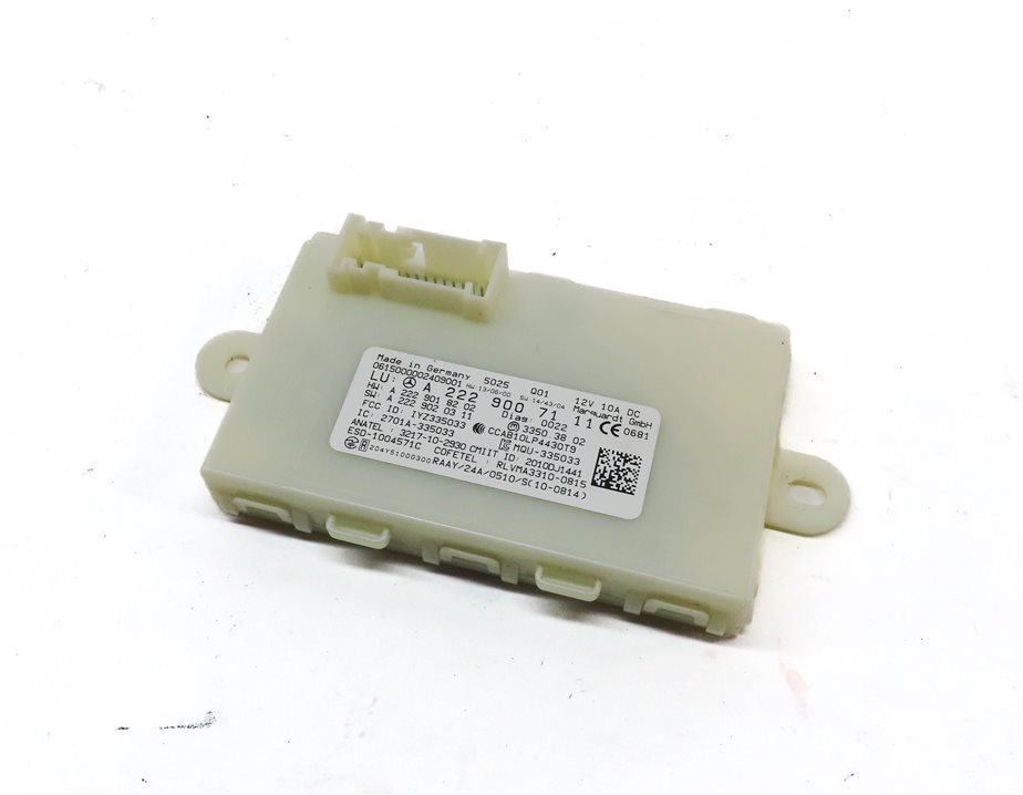 15-19 MERCEDES C300 C400 GLC300 S400 S550 S600 (W205 W222 X253) KEYLESS MODULE