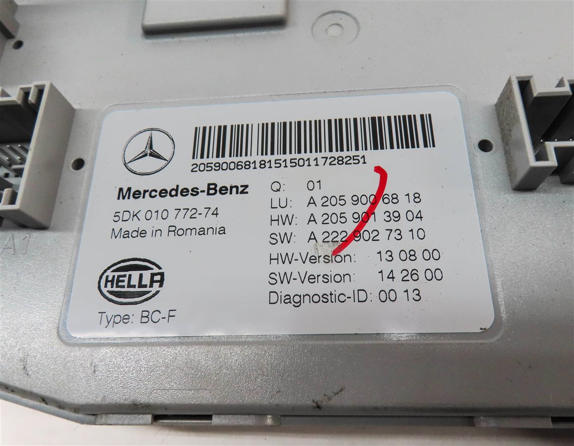 Thumbnail 4: 15-19 MERCEDES C300 C350 C400 C450 GLC300 FRONT SIGNAL ACQUISITON CONTROL MODULE