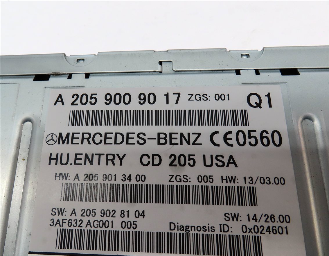 Thumbnail 4: 2015 MERCEDES C300 C400 C63 (W205) AM/FM RADIO STEREO CD PLAYER RECEIVER