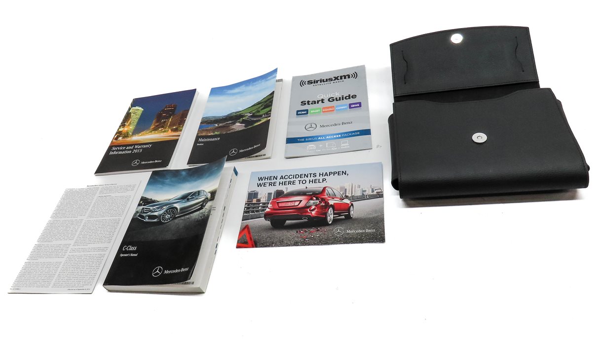Thumbnail 2: 2015 MERCEDES C300 (W205) 2.0L (274.920) OWNERS MANUAL BOOKLET SET/7 w/ CASE