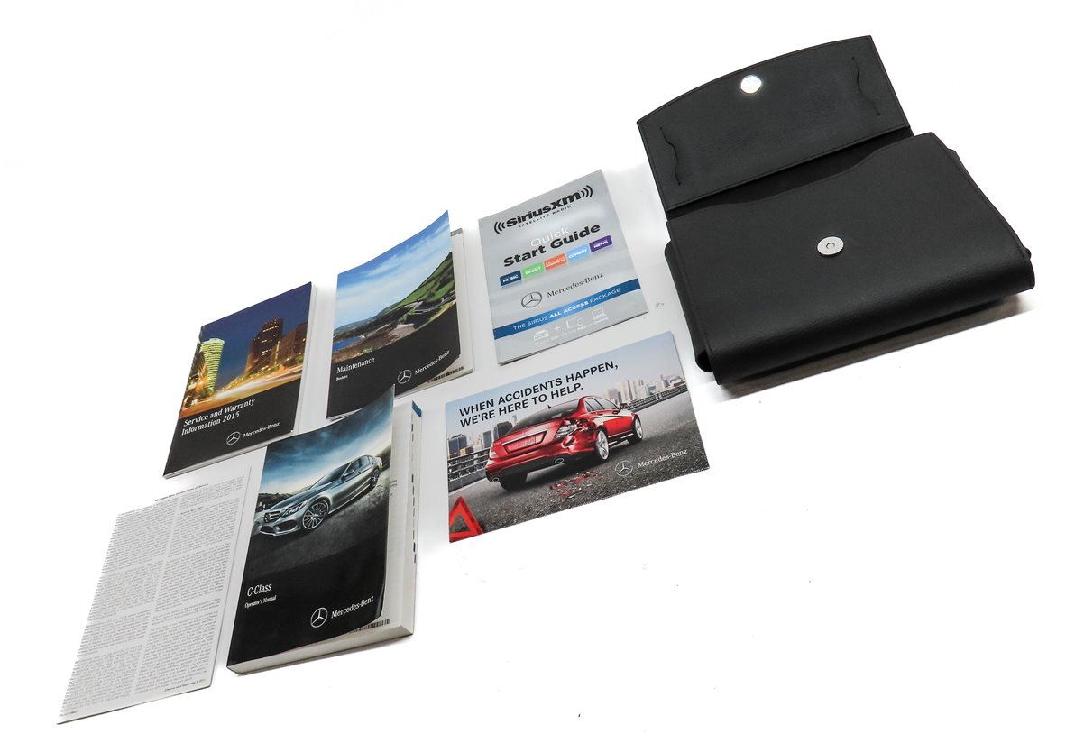 Thumbnail 3: 2015 MERCEDES C300 (W205) 2.0L (274.920) OWNERS MANUAL BOOKLET SET/7 w/ CASE