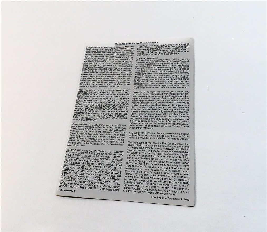 Thumbnail 4: 2015 MERCEDES C300 (W205) 2.0L (274.920) OWNERS MANUAL BOOKLET SET/7 w/ CASE