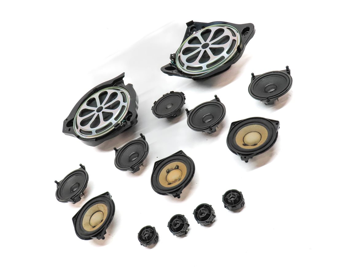 Thumbnail 3: 2015 MERCEDES C300 (W205) RADIO AUDIO BURMESTER SOUND SYSTEM SPEAKER SET/14