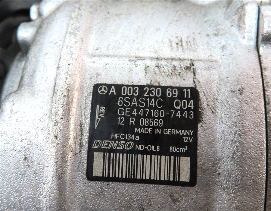 Thumbnail 7: 15-17 MERCEDES C300 GLC300 (W205 X253) 2.0L A/C AIR CONDITIONING COMPRESSOR PUMP