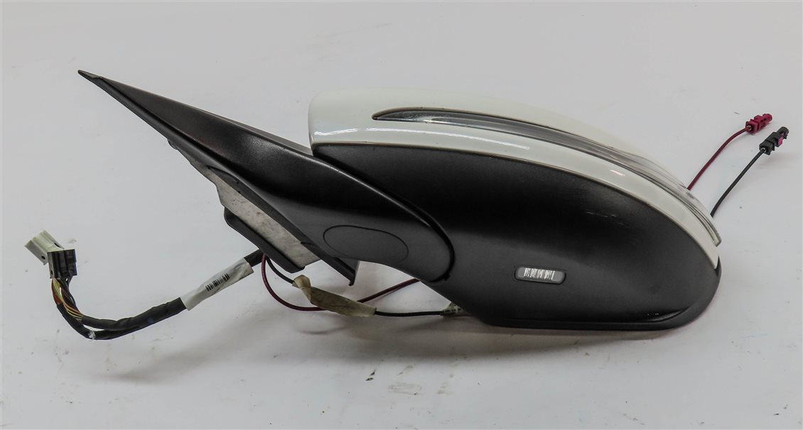 Thumbnail 6: 15-16 MERCEDES C300 C350 C400 C450 (W205) LEFT BLIND SPOT DOOR MIRROR (White)