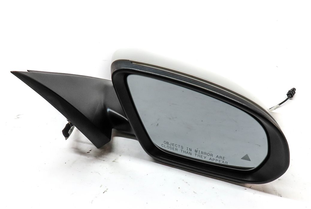 15-16 MERCEDES C-CLASS (W205) RIGHT BLIND SPOT P-FOLD AUTODIM DOOR MIRROR(White)