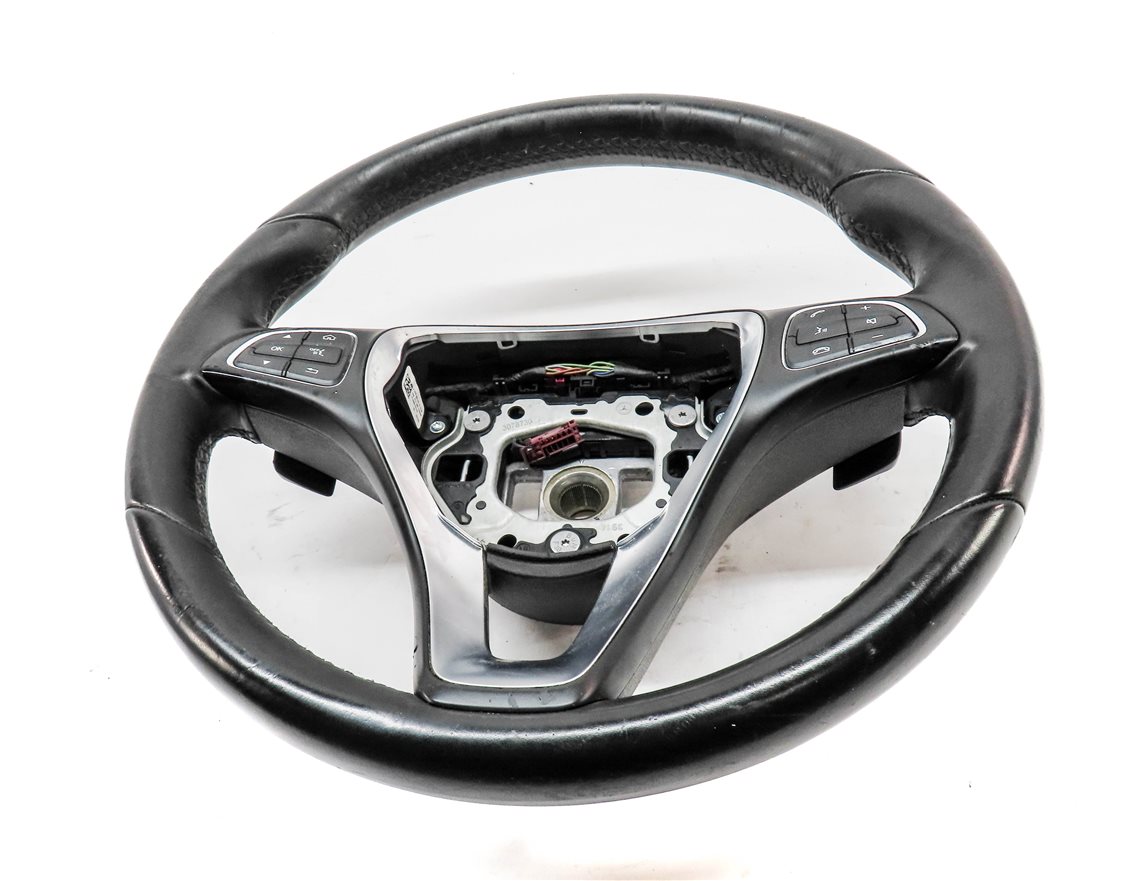 Thumbnail 2: 15-16 C-CLASS (W205) STEERING WHEEL w/ SHIFT PADDLES & SWITCHES (Black)