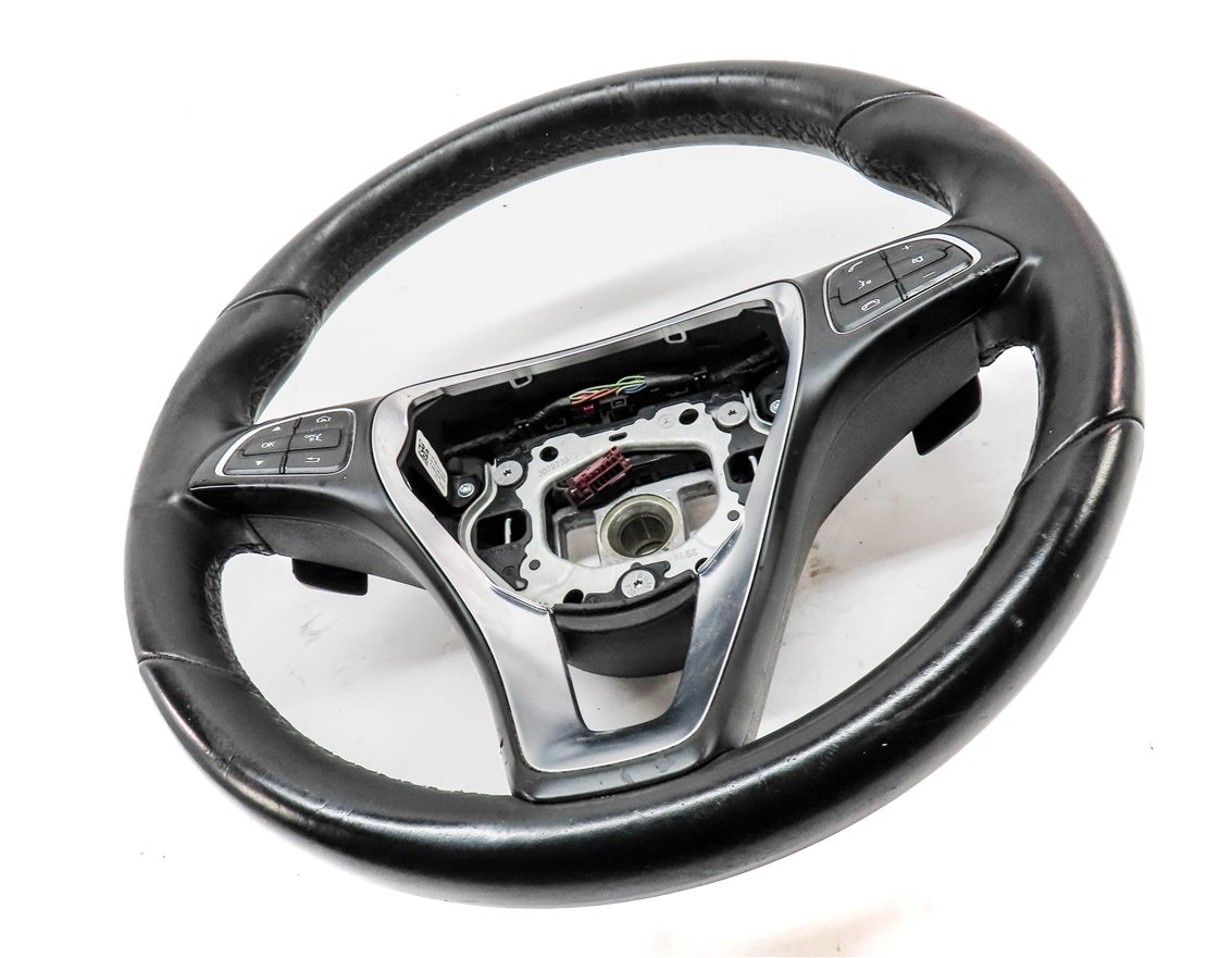 Thumbnail 3: 15-16 C-CLASS (W205) STEERING WHEEL w/ SHIFT PADDLES & SWITCHES (Black)