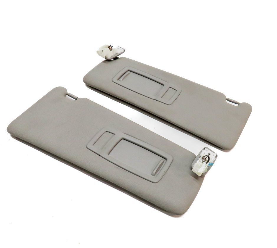 Thumbnail 1: 12-19 BMW 3 4 SERIES (F30 F31 F32 F33) FRONT LEFT & RIGHT SUNVISOR SET(Gray)