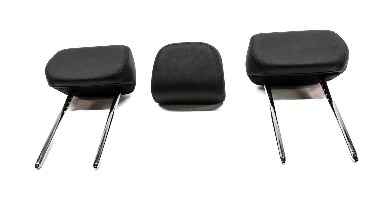 Thumbnail 2: 2014 BMW 328D (F30) REAR LEFT/CENTER/RIGHT SEAT HEAD REST SET/3 (Black)