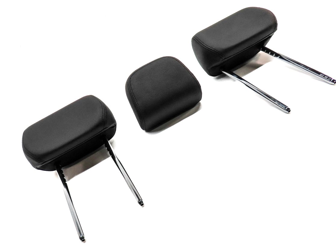 Thumbnail 3: 2014 BMW 328D (F30) REAR LEFT/CENTER/RIGHT SEAT HEAD REST SET/3 (Black)