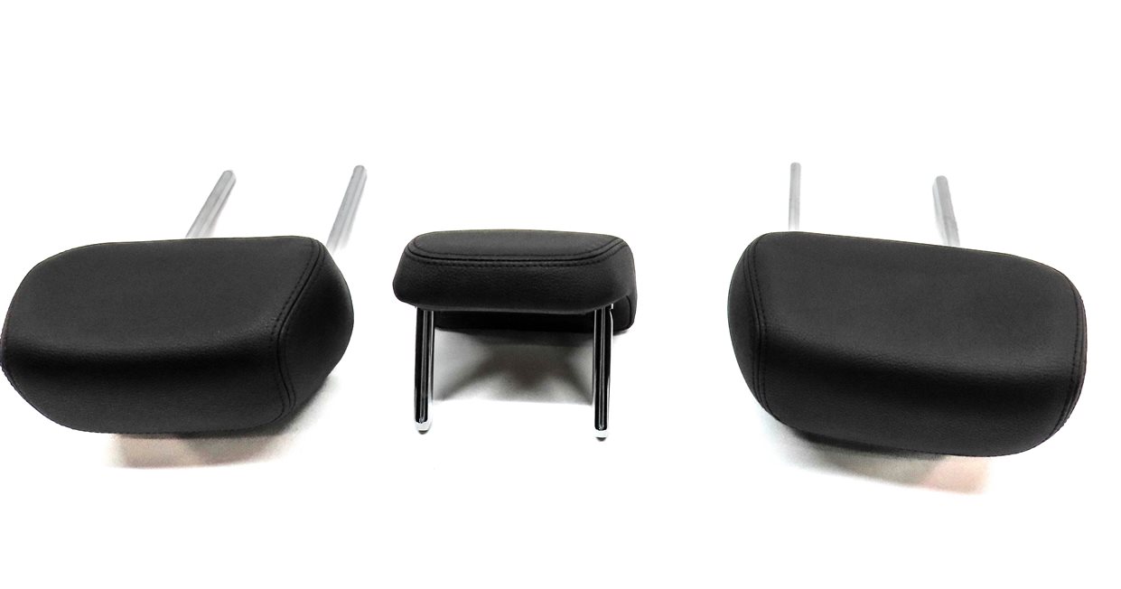 Thumbnail 4: 2014 BMW 328D (F30) REAR LEFT/CENTER/RIGHT SEAT HEAD REST SET/3 (Black)