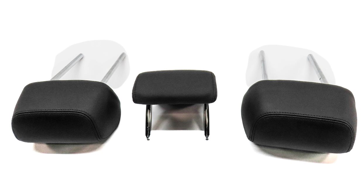 Thumbnail 5: 2014 BMW 328D (F30) REAR LEFT/CENTER/RIGHT SEAT HEAD REST SET/3 (Black)