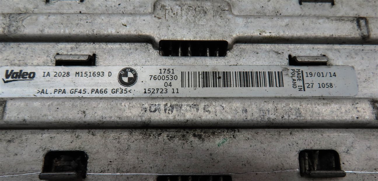 Thumbnail 7: 12-16 BMW 228i 320i 328i 428i (F22 F30 F31 F32) 2.0L TURBO ENGINE INTERCOOLER