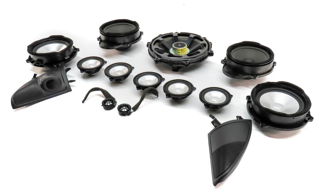 2008 RANGE ROVER SPORT (L320) RADIO STEREO LOGIC 7 L7 SUBWOOFER SPEAKER SET-14
