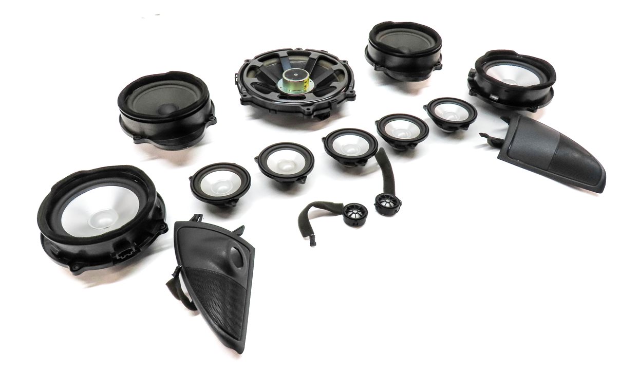 Thumbnail 14: 2008 RANGE ROVER SPORT (L320) RADIO STEREO LOGIC 7 L7 SUBWOOFER SPEAKER SET-14