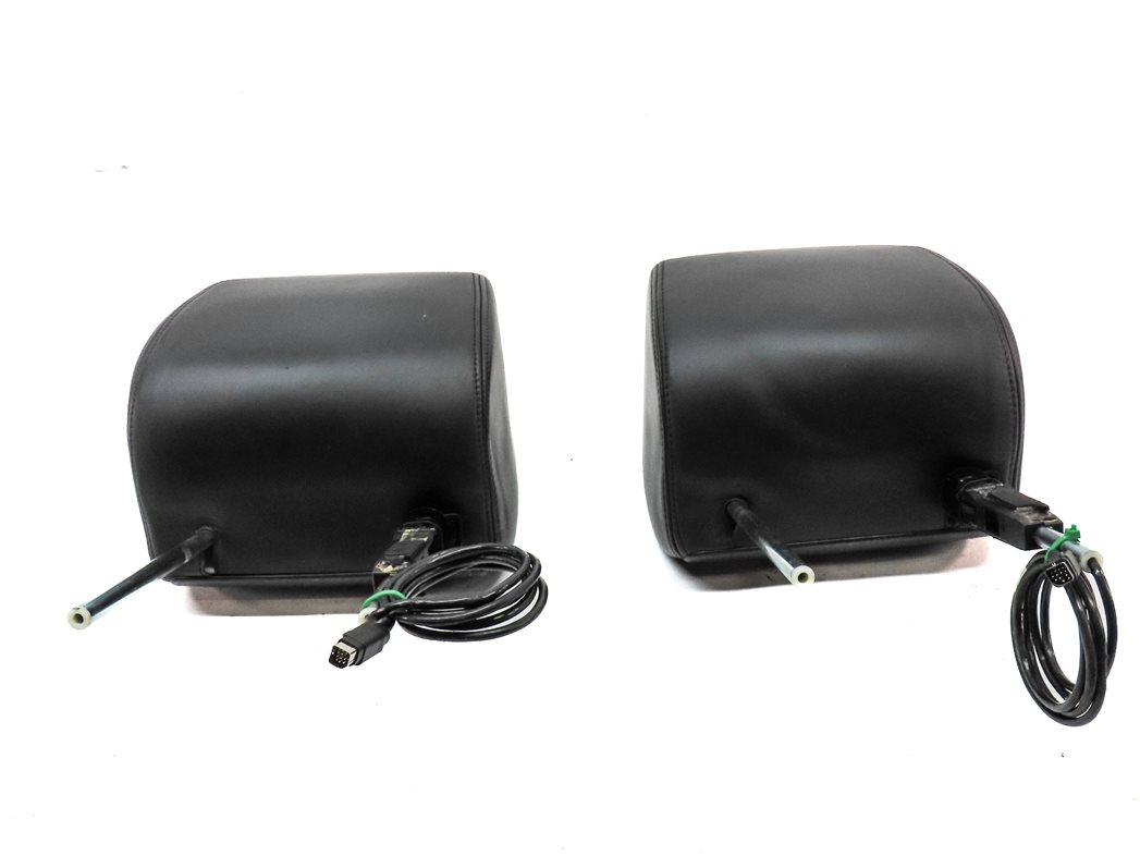 Thumbnail 4: 2008 RANGE ROVER SPORT (L320) FRONT LEFT & RIGHT HEADREST SET w/ SCREEN (Black)