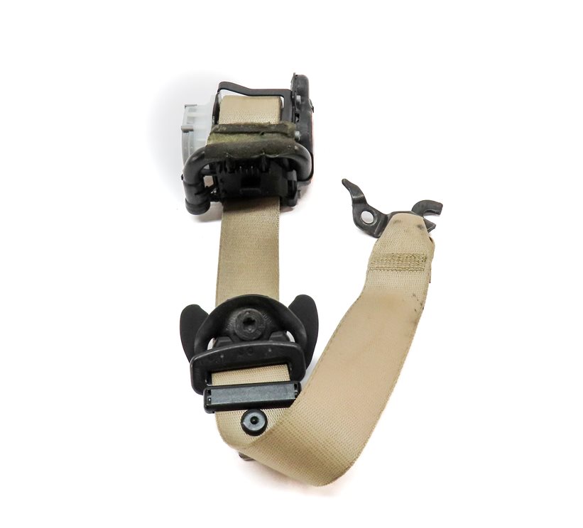 Thumbnail 2: 11-18 BMW X3 X4 (F25 F26) FRONT LEFT DRIVER SEATBELT BUCKLE RETRACTOR (BEIGE)