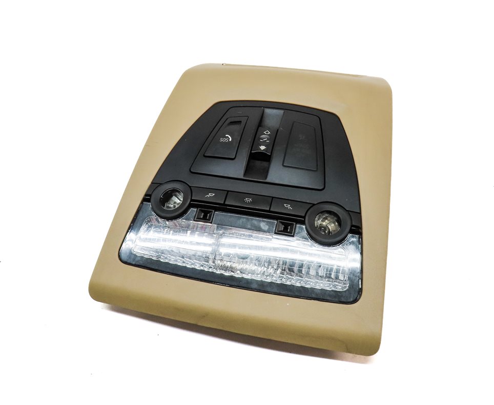 Thumbnail 2: 2015 BMW X3 (F25) FRONT DOMELIGHT MAP READING COURTESY DOME LIGHT LAMP (BEIGE)